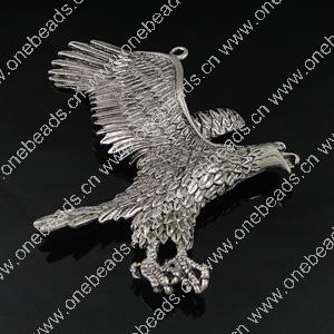 Pendant. Fashion Zinc Alloy Jewelry Findings. Animal 83x74mm. Sold by PC