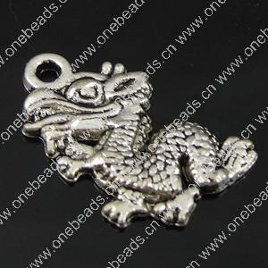 Pendant. Fashion Zinc Alloy Jewelry Findings. Animal 19x15mm. Sold by Bag