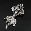 Hollow Bali Pendant. Fashion Zinc Alloy Jewelry Findings. Animal 46x20.5mm. Sold by Bag
