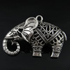 Hollow Bali Pendant. Fashion Zinc Alloy Jewelry Findings. Animal 52x37x16mm. Sold by PC
