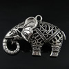 Hollow Bali Pendant. Fashion Zinc Alloy Jewelry Findings. Animal 52x37x16mm. Sold by PC