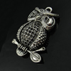 Hollow Bali Pendant. Fashion Zinc Alloy Jewelry Findings. Animal 70x47x17mm. Sold by PC
