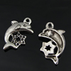 Pendant settings. Fashion Zinc Alloy Jewelry Findings. Animal 21x14mm. Sold by Bag
