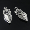 Pendant. Fashion Zinc Alloy Jewelry Findings. Flower 32x13mm. Sold by Bag
