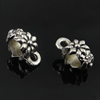 Pendant. Fashion Zinc Alloy Jewelry Findings. Flower 5.5x10mm. Sold by Bag
