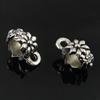 Pendant. Fashion Zinc Alloy Jewelry Findings. Flower 5.5x10mm. Sold by Bag