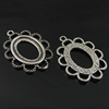 Zinc Alloy Cabochon Settings. Fashion Jewelry Findings. 32x23mm, Inner dia：18x13.2mm. Sold by Bag
