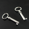 Pendant. Fashion Zinc Alloy Jewelry Findings. Key 27x11.5mm. Sold by Bag
