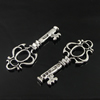 Pendant. Fashion Zinc Alloy Jewelry Findings. Key 43.5x17mm. Sold by Bag
