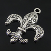 Pendant. Fashion Zinc Alloy Jewelry Findings. Anchor 26x21mm. Sold by Bag
