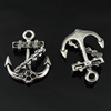 Pendant settings. Fashion Zinc Alloy Jewelry Findings. Anchor 20x14mm. Sold by Bag