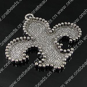 Pendant. Fashion Zinc Alloy Jewelry Findings. Anchor 69x73mm. Sold by PC
