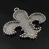 Pendant. Fashion Zinc Alloy Jewelry Findings. Anchor 69x73mm. Sold by PC
