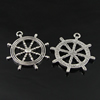 Pendant. Fashion Zinc Alloy Jewelry Findings. Wheel 29x26mm. Sold by Bag

