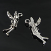 Pendant. Fashion Zinc Alloy Jewelry Findings. Angel 25x15mm. Sold by Bag

