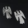 Pendant. Fashion Zinc Alloy Jewelry Findings. Angel 25x14mm. Sold by Bag