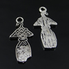 Pendant. Fashion Zinc Alloy Jewelry Findings. Clothes 29x14mm. Sold by Bag
