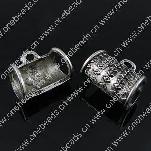 Zinc Alloy Balis & Cord End Caps. Fashion Jewelry Findings. 22x18mm. Sold by Bag