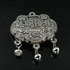 Pendant. Fashion Zinc Alloy Jewelry Findings. Lock 55x47x12mm. Sold by PC
