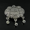 Pendant. Fashion Zinc Alloy Jewelry Findings. Lock 55x47x12mm. Sold by PC