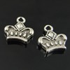 Pendant. Fashion Zinc Alloy Jewelry Findings. imperial crown 13x12.5mm. Sold by Bag
