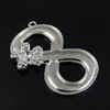 Pendant. Fashion Zinc Alloy Jewelry Findings. Arabic numerals 8，64x41mm. Sold by Bag
