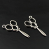Pendant. Fashion Zinc Alloy Jewelry Findings. Scissors 30x15mm. Sold by Bag
