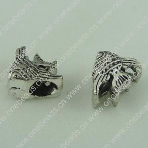 Europenan style Beads. Fashion jewelry findings. 10x12.5mm, Hole size:5mm. Sold by Bag