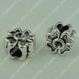 Europenan style Beads. Fashion jewelry findings. 12x12.5mm, Hole size:5mm. Sold by Bag