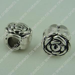 Europenan style Beads. Fashion jewelry findings. 11x10.5mm, Hole size:5mm. Sold by Bag