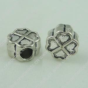 Europenan style Beads. Fashion jewelry findings. 10x11mm, Hole size:4mm. Sold by Bag