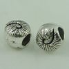 Europenan style Beads. Fashion jewelry findings. 10x9.5mm, Hole size:4.5mm. Sold by Bag
