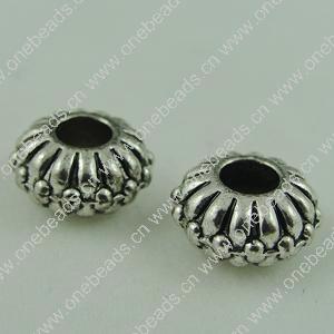 Europenan style Beads. Fashion jewelry findings. 5x9.5mm, Hole size:4mm. Sold by Bag