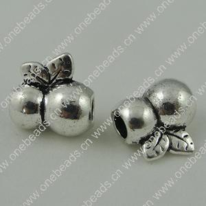 Europenan style Beads. Fashion jewelry findings. 15x15.5mm, Hole size:4.5mm. Sold by Bag