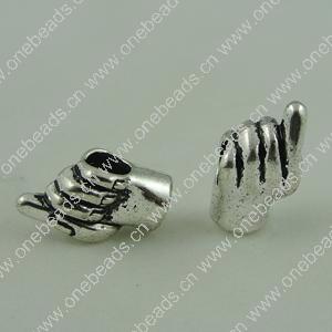 Europenan style Beads. Fashion jewelry findings. 16x8mm, Hole size:4.5mm. Sold by Bag