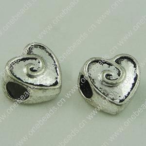 Europenan style Beads. Fashion jewelry findings. 10.5x11mm, Hole size:4.5mm. Sold by Bag