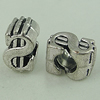 Europenan style Beads. Fashion jewelry findings. 11.5x7mm, Hole size:5mm. Sold by Bag
