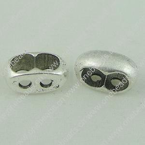 Europenan style Beads. Fashion jewelry findings. 6x11.5mm, Hole size:8.5x4.5mm. Sold by Bag