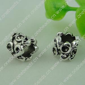 Europenan style Beads. Fashion jewelry findings. 8.5x9mm, Hole size:5.5mm. Sold by Bag