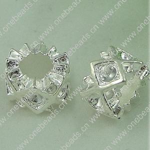 Europenan style Beads. Fashion jewelry findings. 11x6.5mm, Hole size:5mm. Sold by Bag