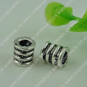 Europenan style Beads. Fashion jewelry findings. 8x8.5mm, Hole size:4.5mm. Sold by Bag