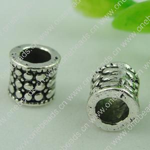 Europenan style Beads. Fashion jewelry findings. 8x8mm, Hole size:5mm. Sold by Bag