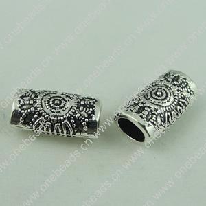Europenan style Beads. Fashion jewelry findings. 14x8mm, Hole size:5x3.5mm. Sold by Bag