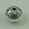 Beads. Fashion Zinc Alloy jewelry findings. Flat Round 9x7mm，Hole size:1.5mm. Sold by Bag
