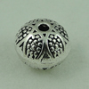 Beads. Fashion Zinc Alloy jewelry findings. Flat Round 9x7mm，Hole size:1.5mm. Sold by Bag