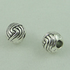 Beads. Fashion Zinc Alloy jewelry findings. Round 5mm，Hole size:2mm. Sold by Bag