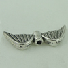 Beads. Fashion Zinc Alloy jewelry findings. wings 21x8mm，Hole size:2mm. Sold by Bag
