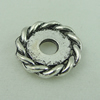 Spacer beads, Fashion Zinc Alloy jewelry findings, 11.5mm，Hole size:3mm. Sold by bag

