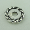 Spacer beads, Fashion Zinc Alloy jewelry findings, 11.5mm，Hole size:3mm. Sold by bag