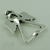 Beads. Fashion Zinc Alloy jewelry findings. angel 26x19mm，Hole size:2mm. Sold by Bag
